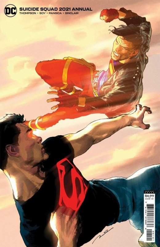 Suicide Squad 2021 Annual Vf/nm Gerald Parel Variant Cover (2021), raw comic book in VF/NM condition — front cover