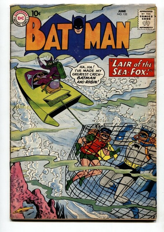 Batman #132 (DC Comics, 1960), raw comic book in VG+ condition — front cover