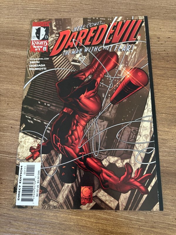 Daredevil #1 (Marvel Comics), raw comic book in NM condition — front cover