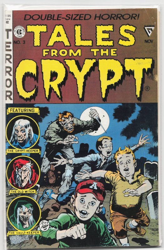Tales from the Crypt #3 (Gladstone Publishing), raw, ungraded comic book — front cover