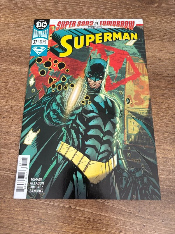 Superman #37 (DC Comics), raw comic book in NM condition — front cover