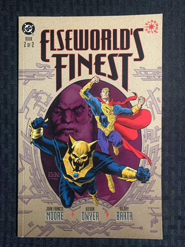 1997 Elseworld's Finest Book 2 FVF 7.0 John Francis Moore (1997), raw comic book in 7.0 condition — front cover