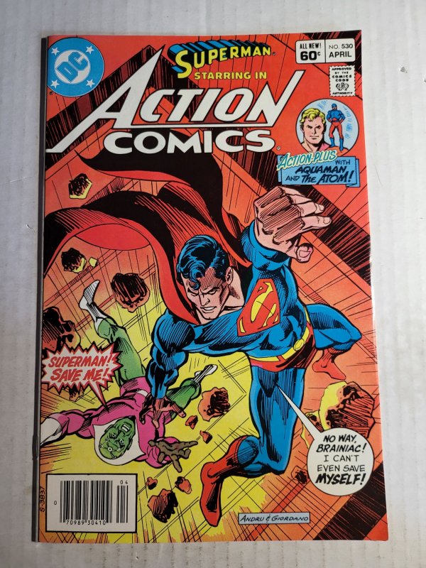 Action Comics #530 (DC Comics, 1982), raw, ungraded comic book — front cover