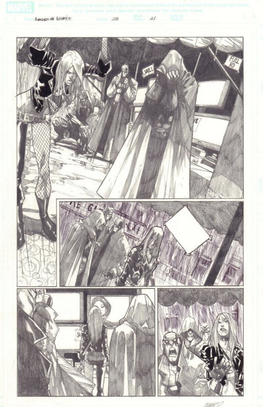 Avengers: The Initiative #23 (Marvel Comics, 2008), raw, ungraded comic book — front cover