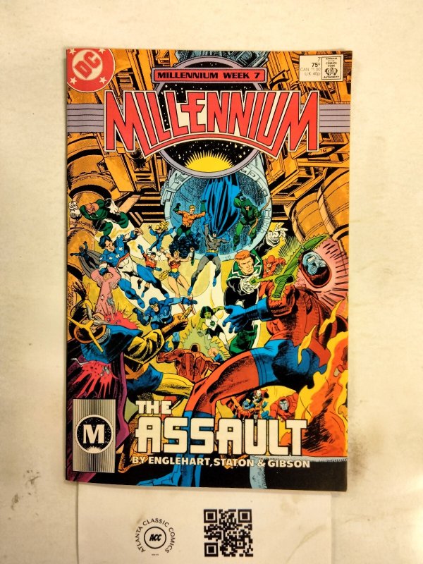 Millennium #7 (DC Comics, 1988), raw comic book in NM condition — front cover