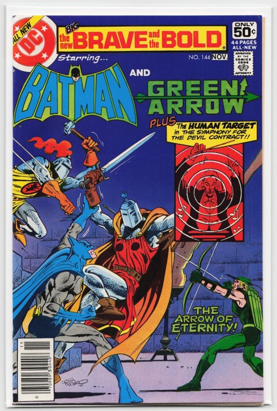 The Brave and the Bold #144 (DC Comics, 1978), raw, ungraded comic book — front cover