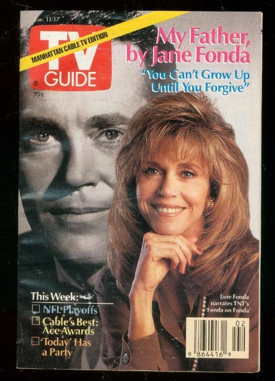 Mag: TV Guide Jan #11 (1992), raw, ungraded comic book — front cover