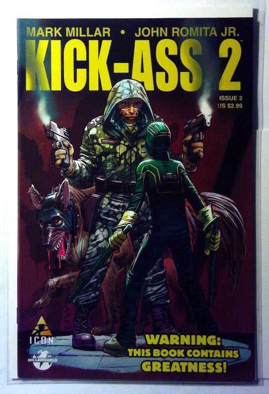 Kick-Ass 2 #2 (2011), raw, ungraded comic book — front cover