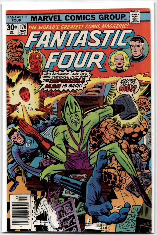 Fantastic Four #176 (Marvel Comics, 1976), raw, ungraded comic book — front cover