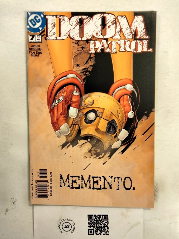 Doom Patrol #7 (DC Comics), raw comic book in NM condition — front cover
