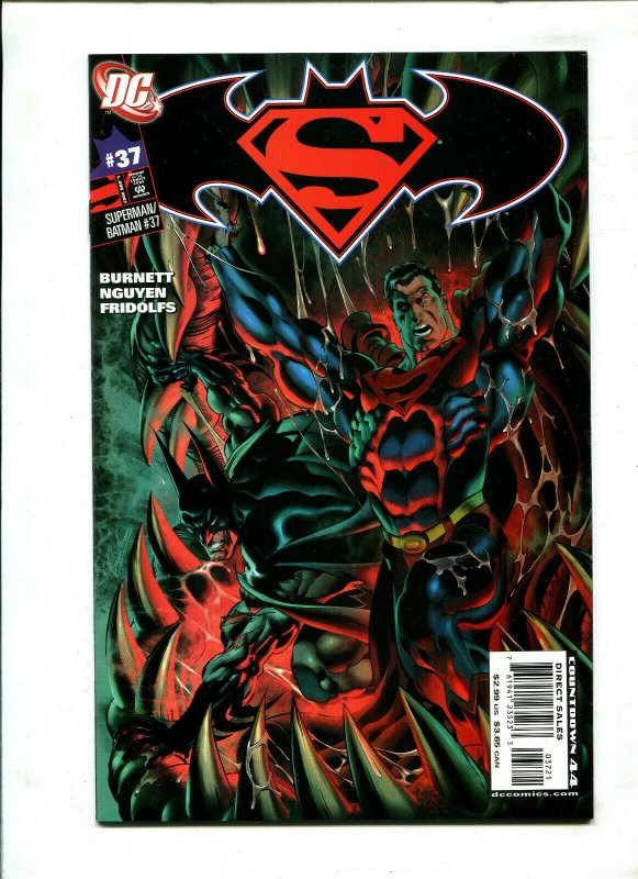 Superman/batman #37 (DC Comics, 2007), raw comic book in 9.2 condition — front cover