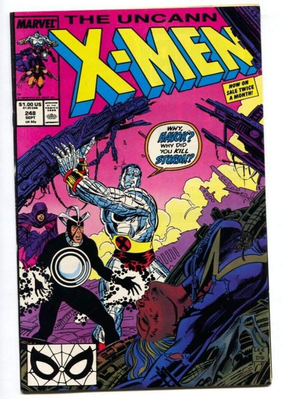 X-Men #248 - 1989 - Marvel - Vf/nm - Comic Book (Marvel Comics, 1989), raw comic book in VF/NM condition — front cover