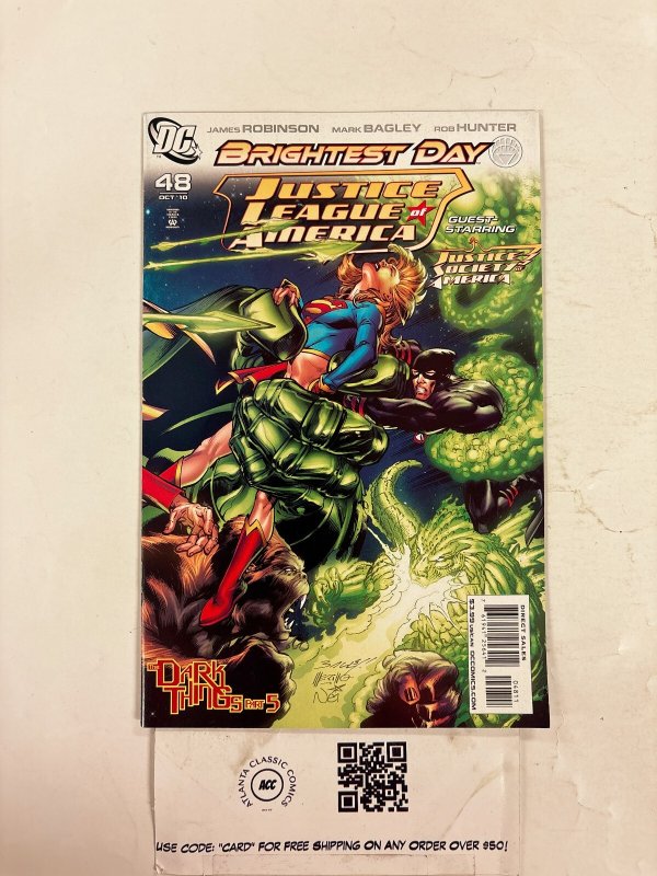 Justice League of America #48 (DC Comics), raw comic book in NM condition — front cover