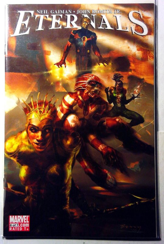 Eternals 3rd Series #6 (Marvel Comics, 2007), raw, ungraded comic book — front cover