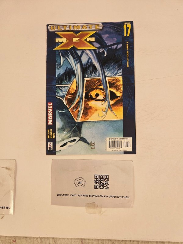Ultimate X-Men #17 (Marvel Comics, 2002), raw comic book in NM condition — front cover