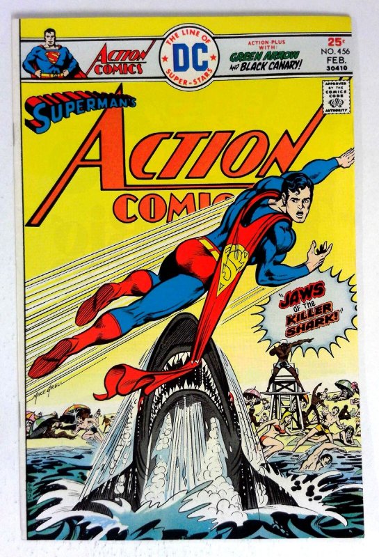 Action #456 (DC Comics, 1976), raw comic book in VF/NM condition — front cover
