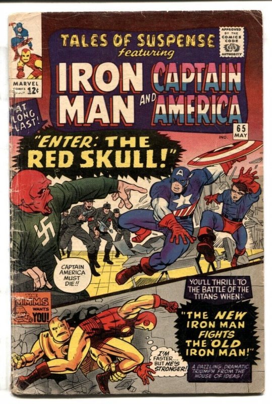 Tales of Suspense #65 (Marvel Comics, 1965), raw comic book in VG+ condition — front cover