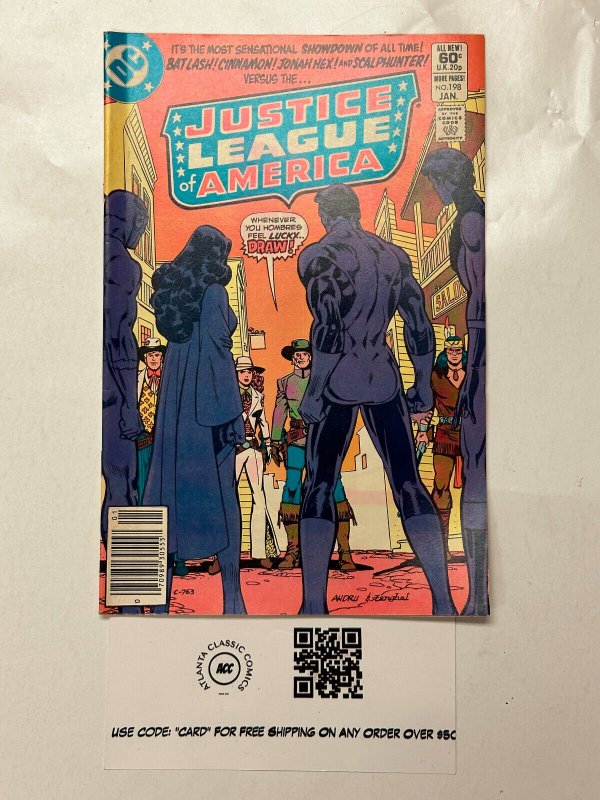 Justice League of America #198 (DC Comics), raw comic book in VF condition — front cover