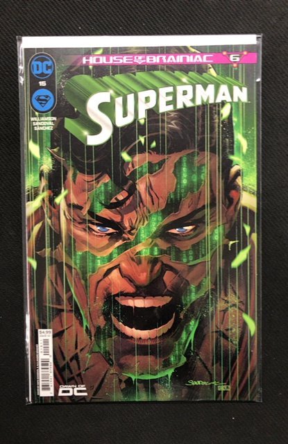 Superman #15 (DC Comics, 2024), raw, ungraded comic book — front cover