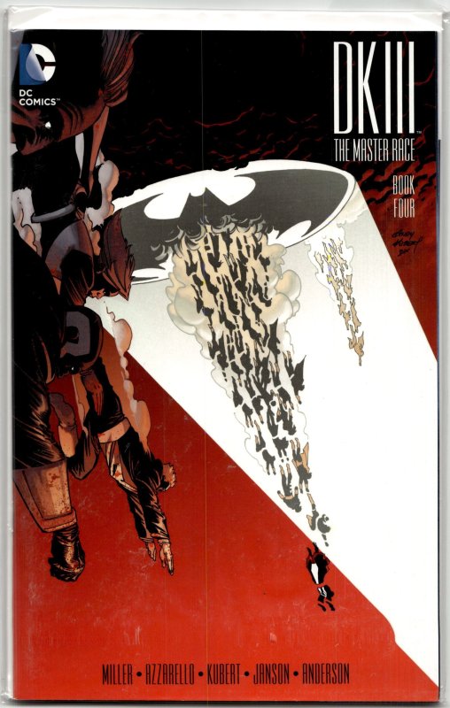 Dark Knight III: The Master Race #4 (DC Comics, 2016), raw, ungraded comic book — front cover
