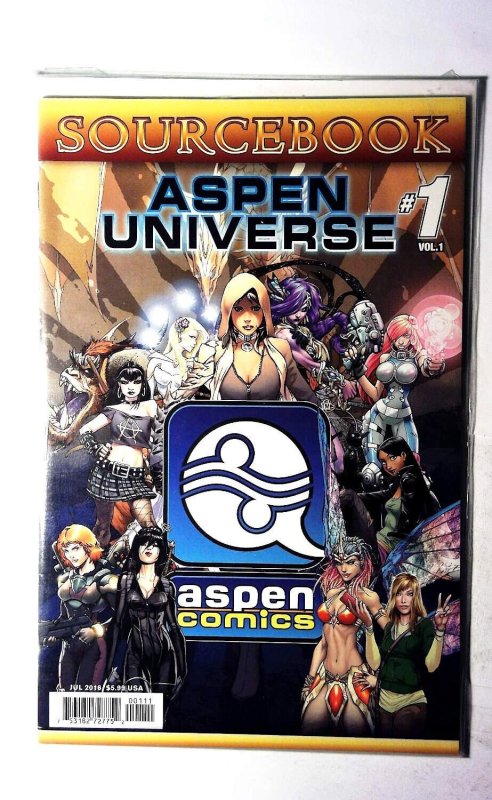 Aspen Universe Sourcebook #1 (2016), raw, ungraded comic book — front cover