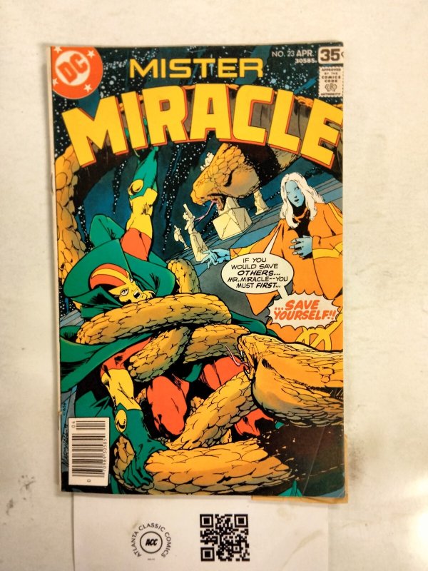 Mister Miracle #23 (DC Comics, 1978), raw comic book in VF condition — front cover