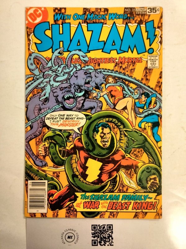 Shazam #35 (DC Comics), raw comic book in VF condition — front cover