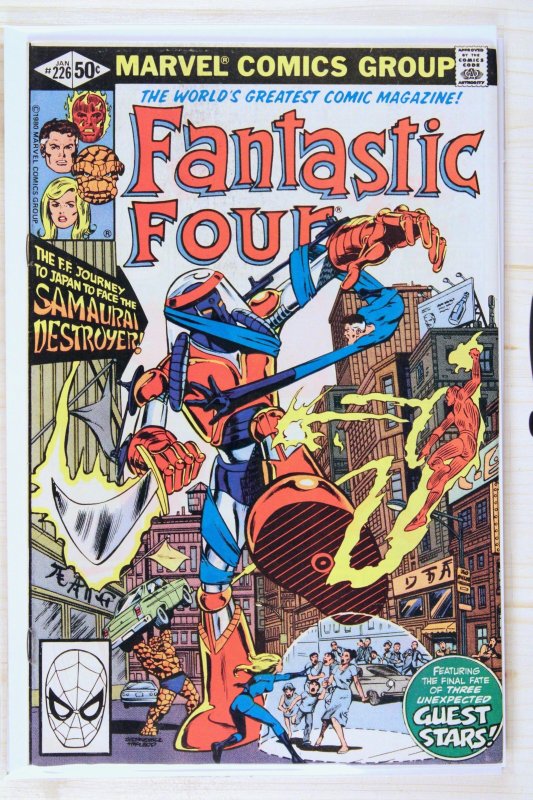 Fantastic Four #226 (Marvel Comics, 1981), raw comic book in VF- 7.5 condition — front cover
