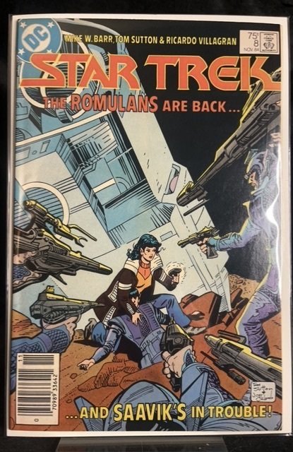 Star Trek #8 (DC Comics, 1984), raw, ungraded comic book — front cover