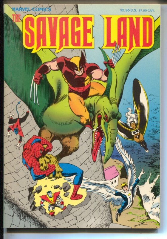 Savage Land-Chris Claremont-1987-PB-VG/FN, raw comic book in VG/FN condition — front cover