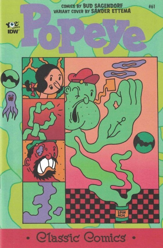 Classic Popeye Ongoing #61, raw, ungraded comic book — front cover