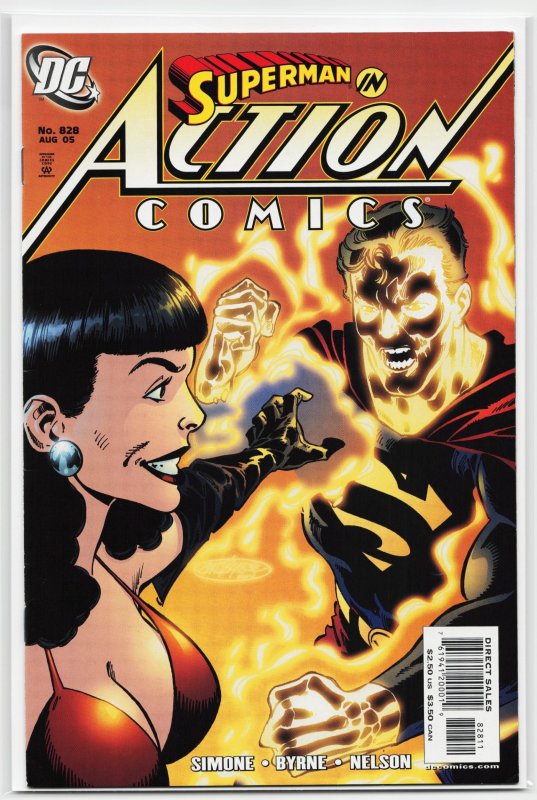 Action Comics #828 (DC Comics, 2005), raw, ungraded comic book — front cover