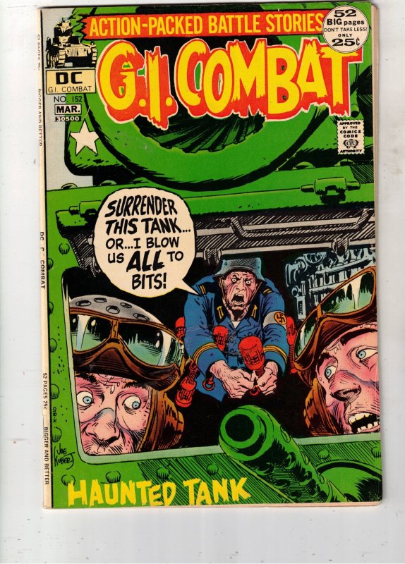 G.I. Combat #152 (DC Comics), raw comic book in VF/NM condition — front cover