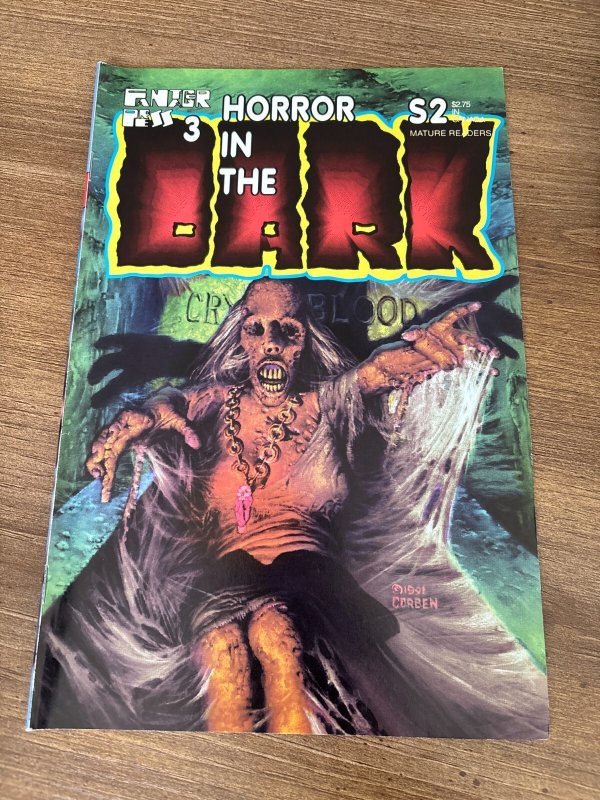 Horror in the Dark #3, raw comic book in NM condition — front cover