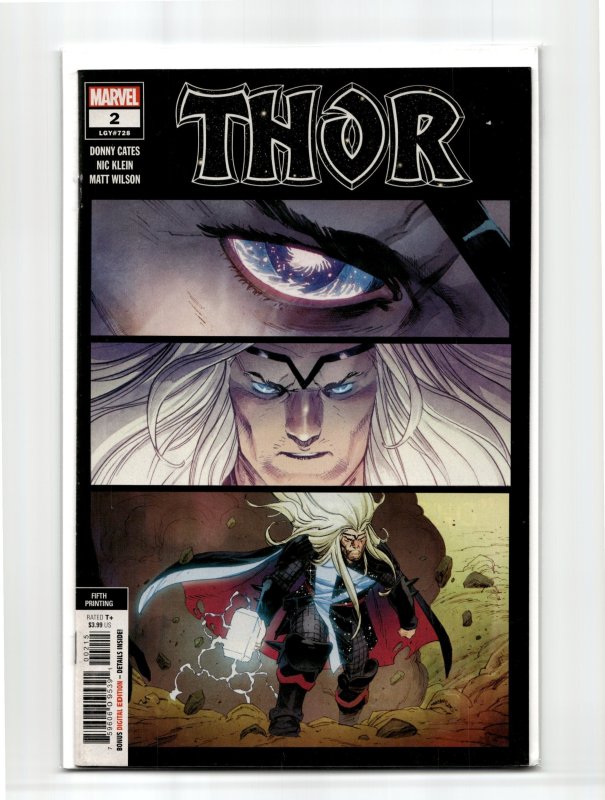 Thor #2 (Marvel Comics, 2020), raw, ungraded comic book — front cover