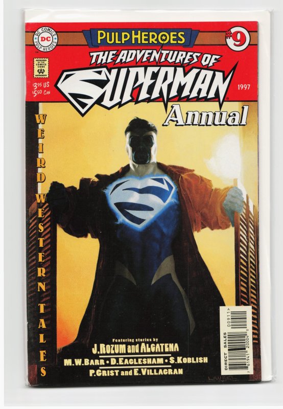 Adventures of Superman Annual #9 (DC Comics, 1997), raw, ungraded comic book — front cover