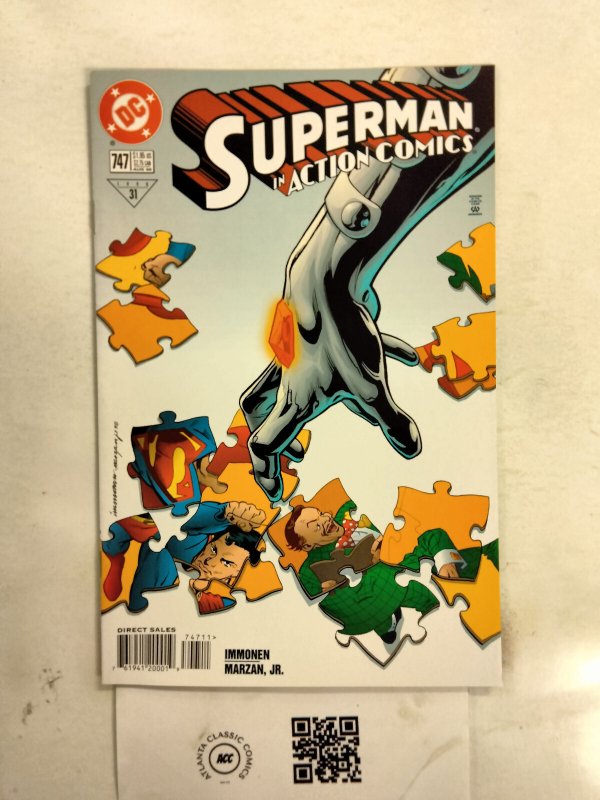 Action Comics #747 (DC Comics), raw comic book in NM condition — front cover