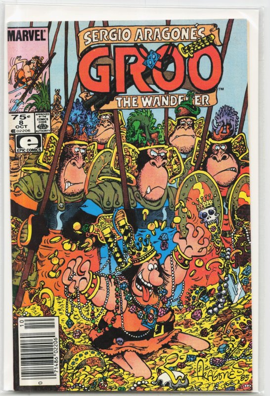 Southern Nightgown #8 (1985), raw, ungraded comic book — front cover