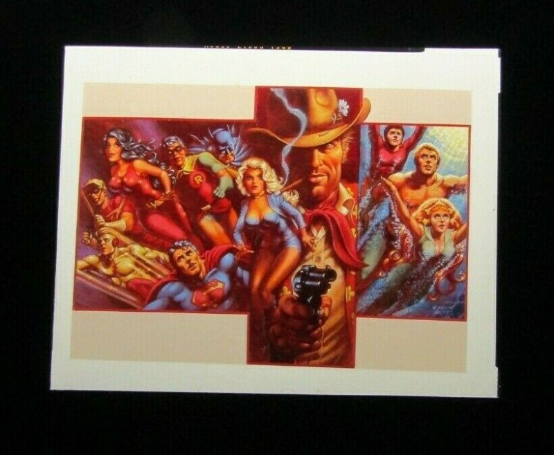 DC Comics Justive League & Jonah Hex 10x8" Photo Transparency VF 8.0 Superman (DC Comics), raw comic book in VF 8.0 condition — front cover