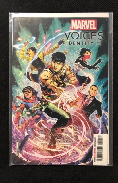 Marvel's Voices: Identity (2021) (Marvel Comics, 2021), raw, ungraded comic book — front cover