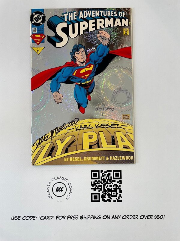 Adventures of Superman #505 (DC Comics, 1993), raw comic book in NM condition — front cover