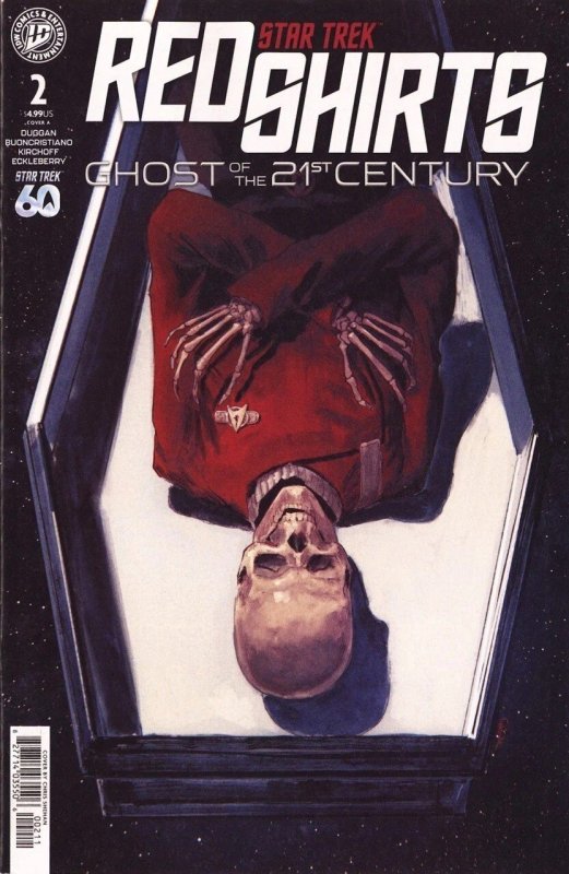 Star Trek: Red Shirts Ghost of the 21st Century #2 (IDW Publishing, 2026), raw, ungraded comic book — front cover