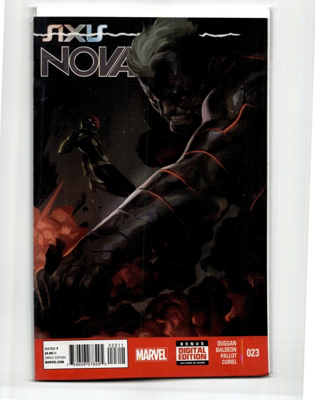 Nova #23 (Marvel Comics, 2015), raw, ungraded comic book — front cover