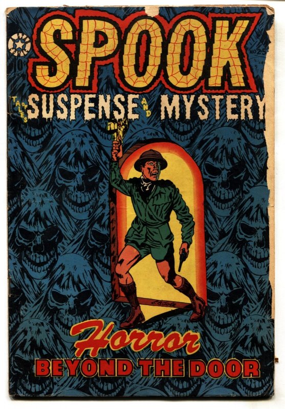 Spook #25-1953-LB Cole Cover Pre-code Horror-comic Book, raw, ungraded comic book — front cover