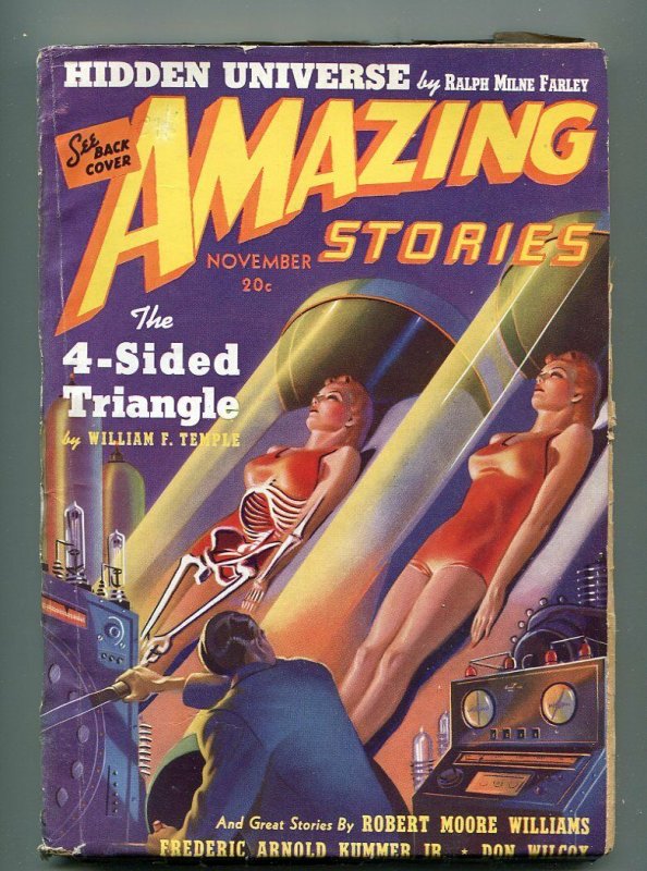Amazing Stories Pulp April 1948-H.w. Mccauley-Ralph Milne Farley-Vg (1948), raw comic book in VG condition — front cover