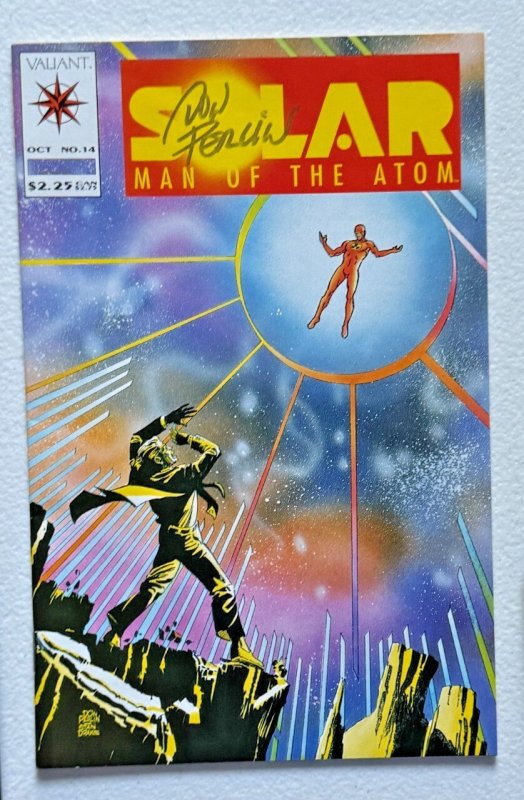 Solar, Man of the Atom #14 (Valiant Comics, 1992), raw, ungraded comic book — front cover