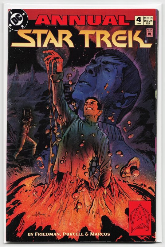 Star Trek Annual #4 (1993), raw, ungraded comic book — front cover