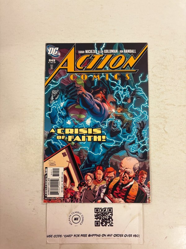 Action Comics #849 (DC Comics), raw comic book in NM condition — front cover