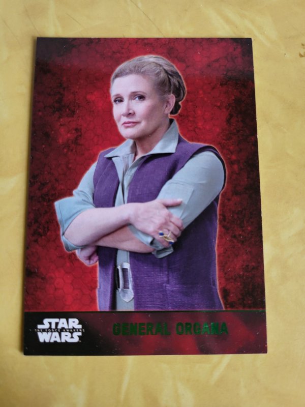 2016 Star Wars: The Force Awaken Series 1 Green Parallel #38 (2016), raw, ungraded comic book — front cover