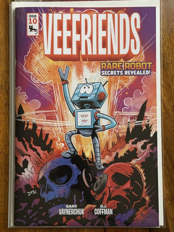 VeeFriends #10 (2025), raw comic book in NM+ 9.6 condition — front cover